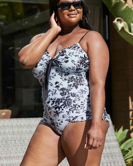 Marina West Swim Côte d'Azur Ruffle Trim One-Piece Swimsuit