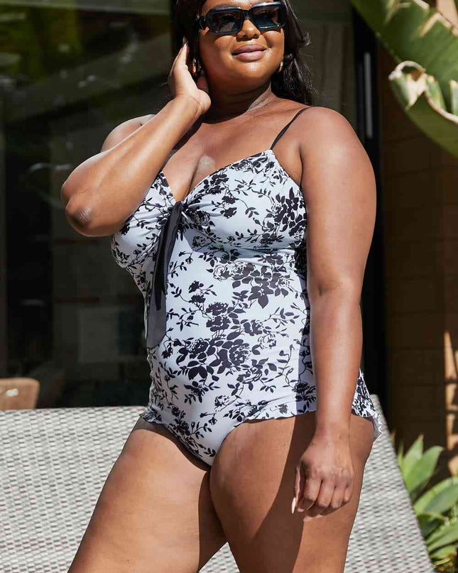 Marina West Swim Côte d'Azur Ruffle Trim One-Piece Swimsuit