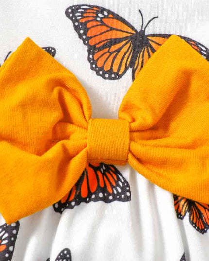 Butterfly Print Top and Pants Set