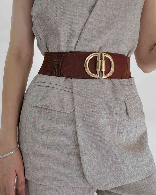 D Buckle Elastic Belt