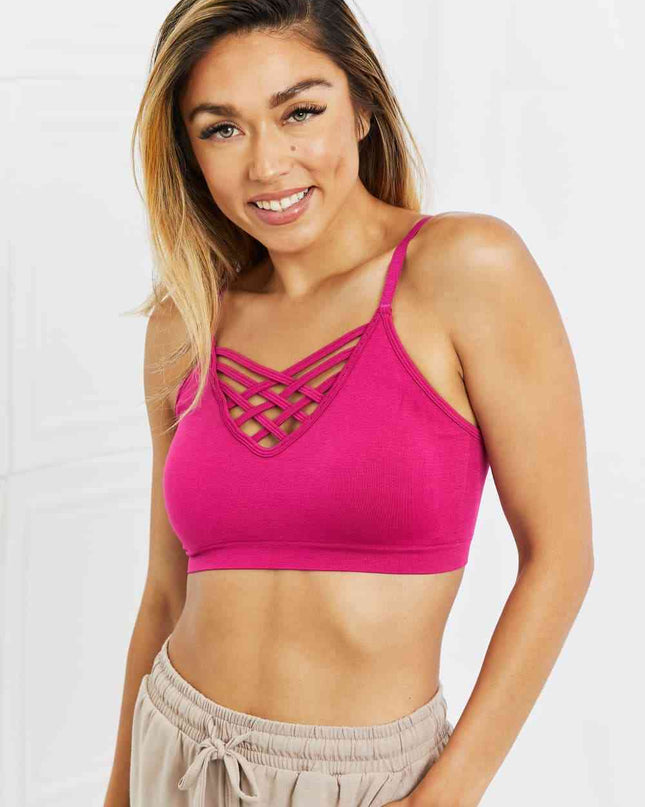 Zenana On The Go Full Size Detail Bralette