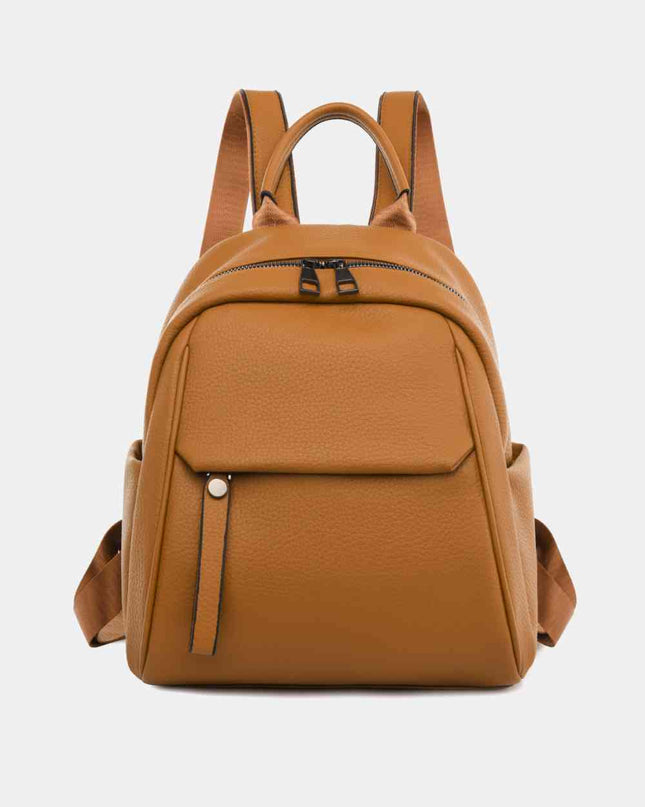 Medium PU Leather Backpack