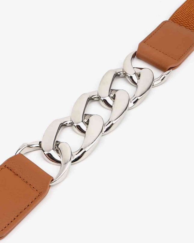 Chain Detail Elastic Belt