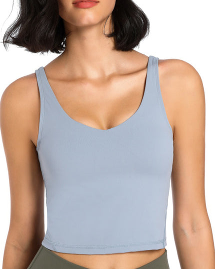Scoop Neck Wide Strap Active Tank