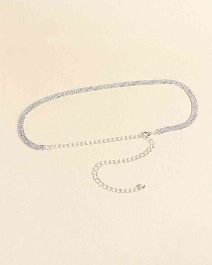 Rhinestones Alloy Belt