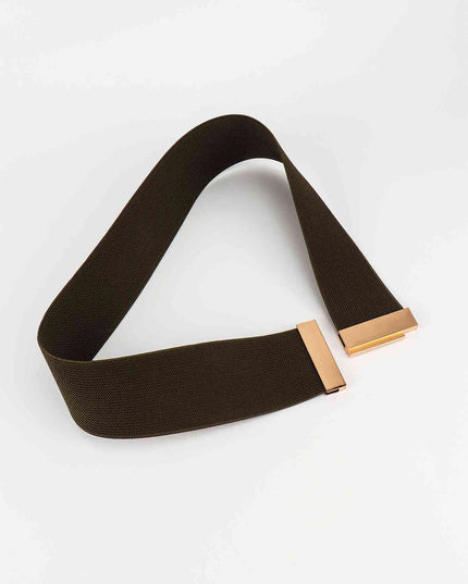 Alloy Buckle Elastic Belt
