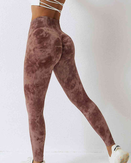 High Waist Tie-Dye Long Sports Pants