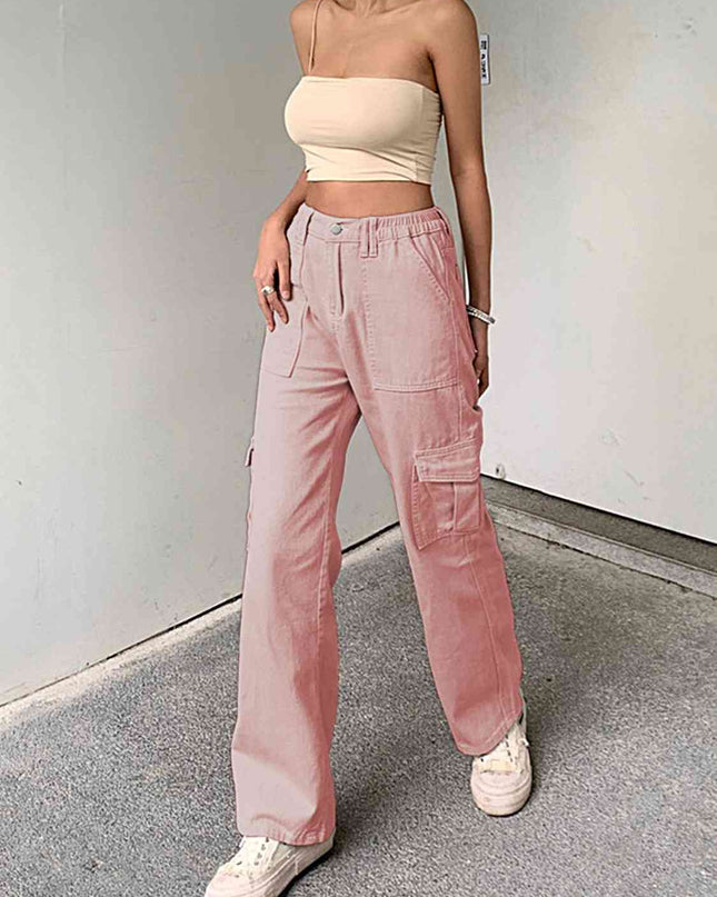 Straight Jeans with Pockets