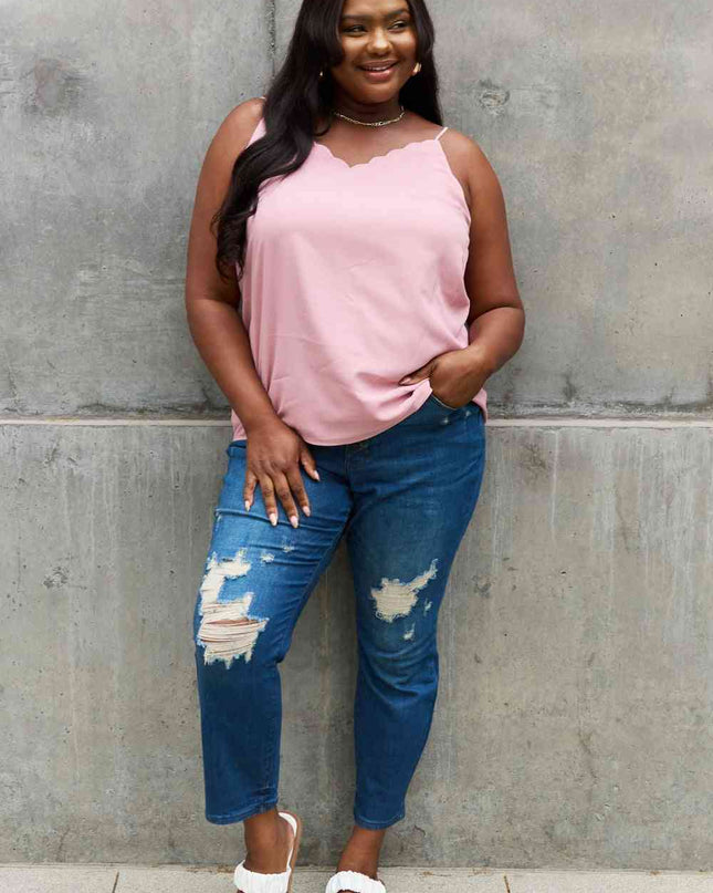 Judy Blue Melanie Full Size High Waisted Distressed Boyfriend Jeans