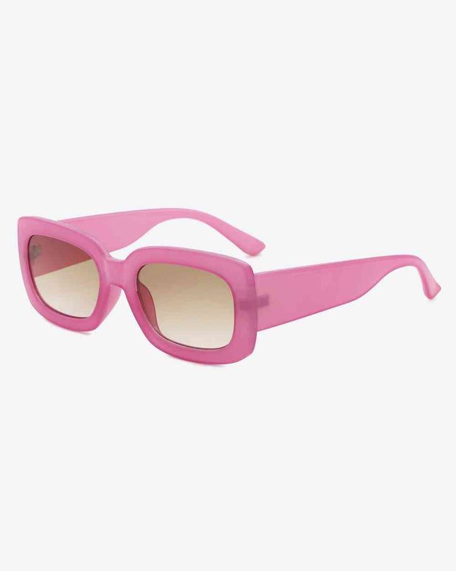 Polycarbonate Frame Rectangle Sunglasses