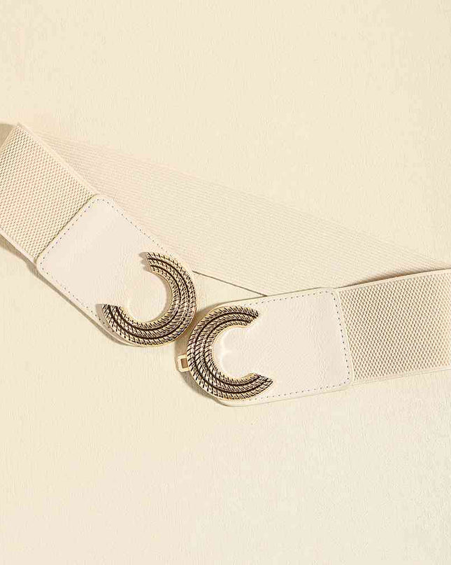 Double C Buckle Elastic Belt