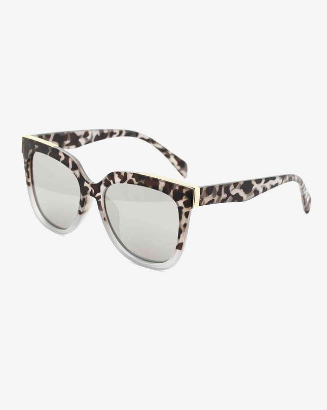 Tortoiseshell Polycarbonate Frame Full Rim Sunglasses