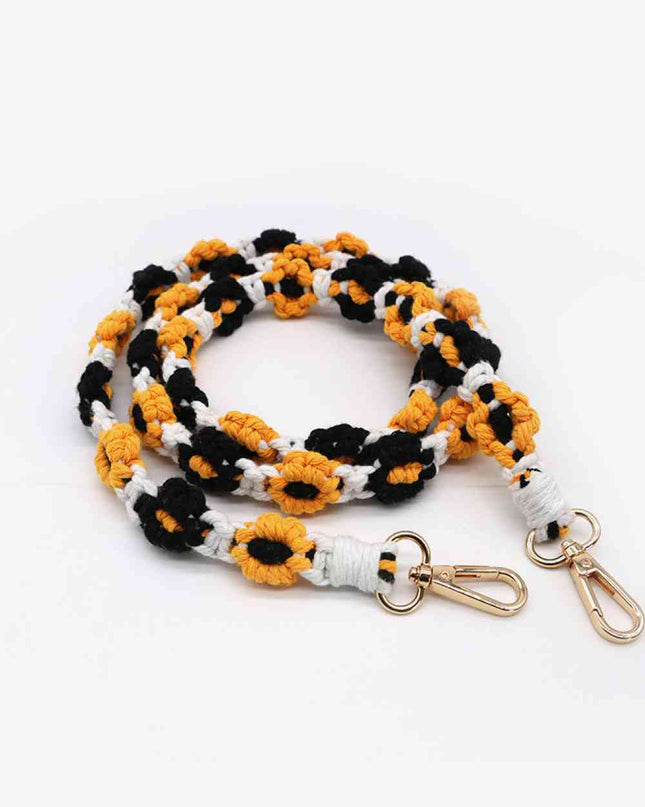Macrame Flower Lanyard