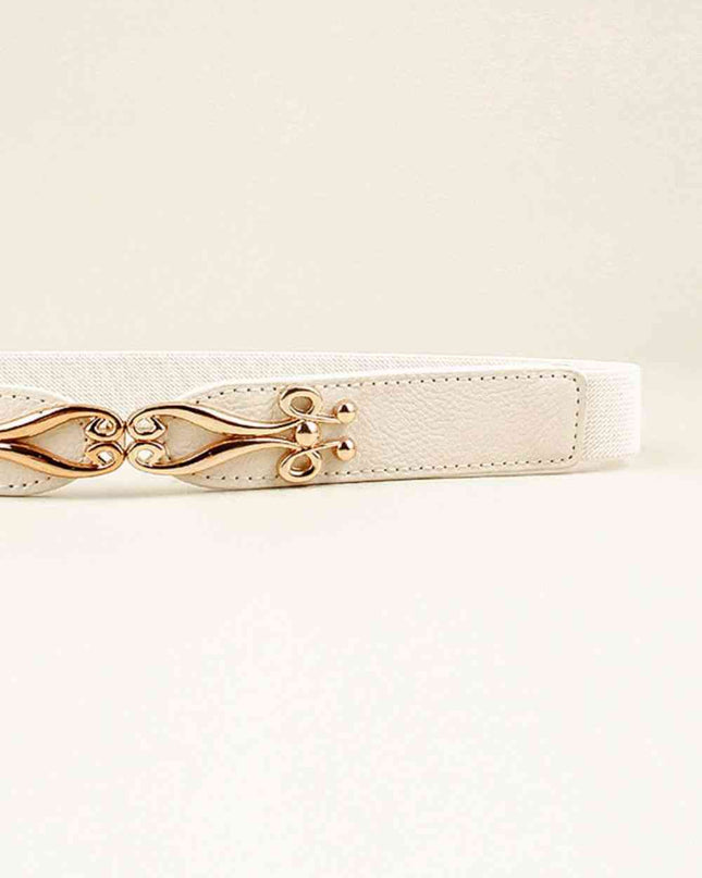 Alloy Buckle Elastic Belt