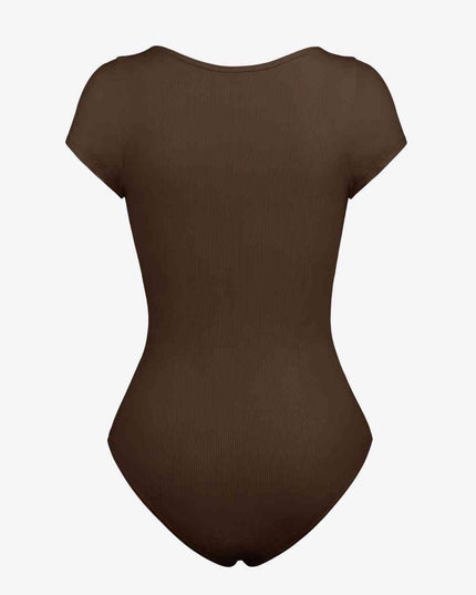 Scoop Neck Short Sleeve Bodysuit
