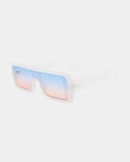 Polycarbonate Frame Rectangle Sunglasses