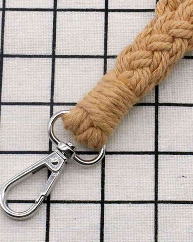 Assorted 4-Piece Macrame Keychain