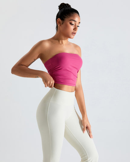 Ribbed Active Bandeau Top