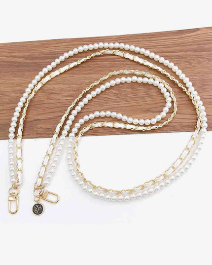 Pearl PU Crossbody Chain