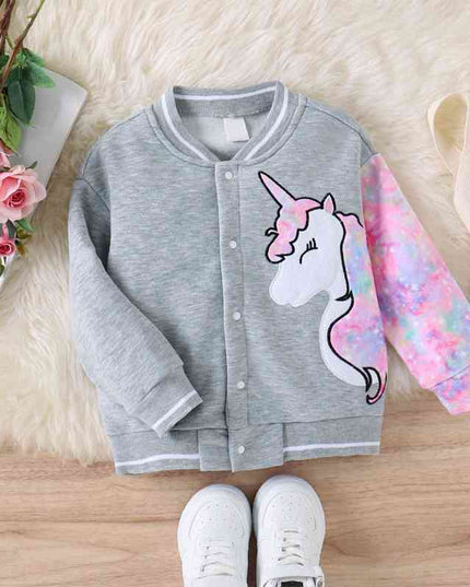 Unicorn Graphic Long Sleeve Jacket