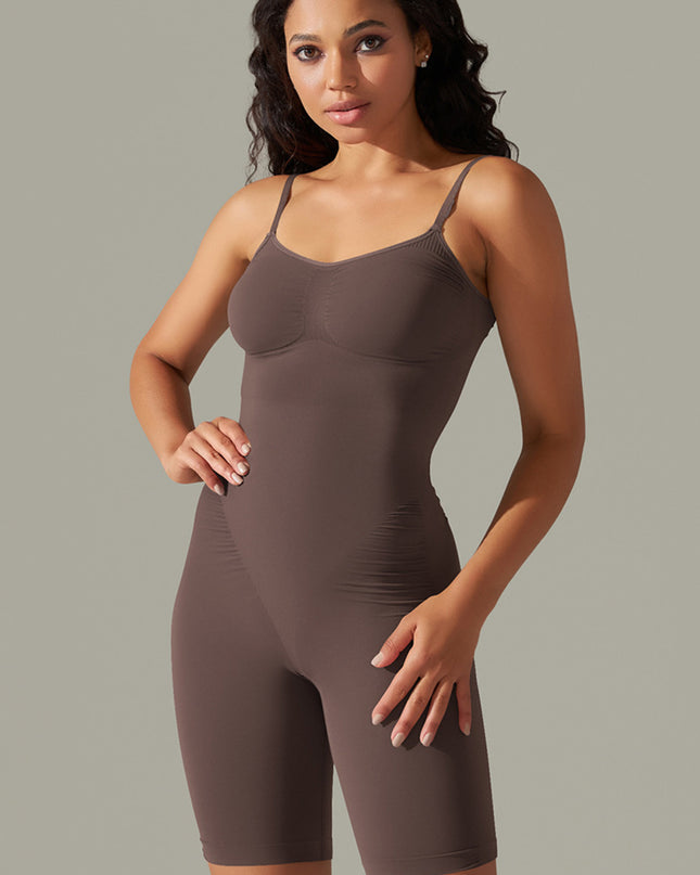 Spaghetti Strap Active Romper