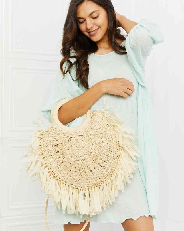 Fame Found My Paradise Straw Handbag