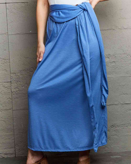 Ninexis Know Your Worth Criss Cross Halter Neck Maxi Dress