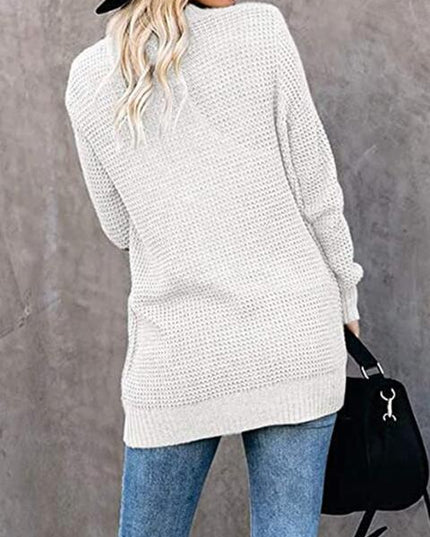 Open Front Long Sleeve Cardigan
