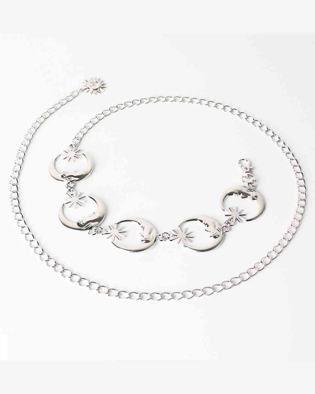 Sun and Moon Alloy Belt