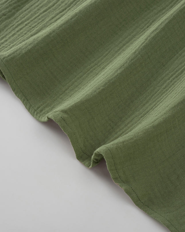 Ruffle Shoulder V-Neck Top