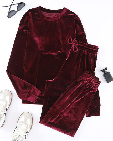 Long Sleeve Top and Pants Lounge Set