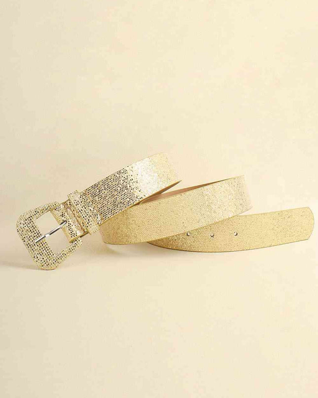 Glitter PU Leather Belt