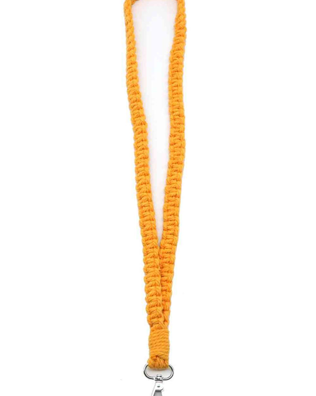 Assorted 2-Pack Hand-Woven Lanyard Keychain