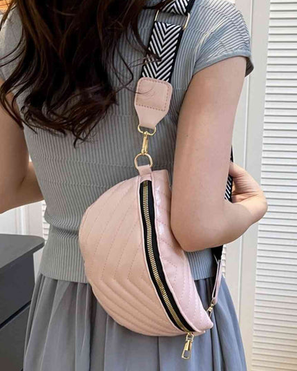 PU Leather Sling Bag