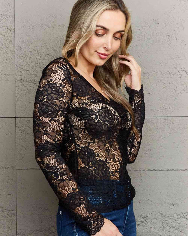 Ninexis Be Kind Off The Shoulder Lace Top