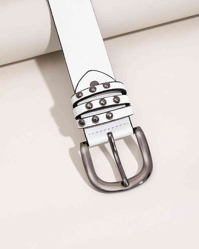 PU Leather Studded Belt