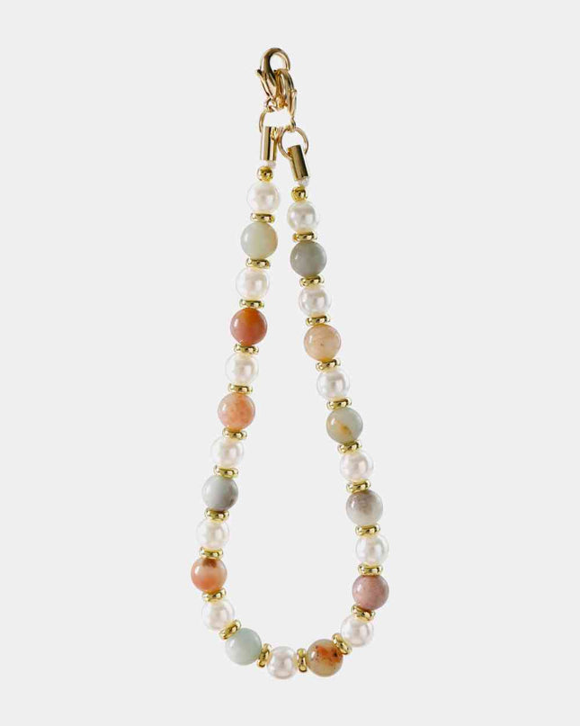 Natural Stone Beads Key Chain