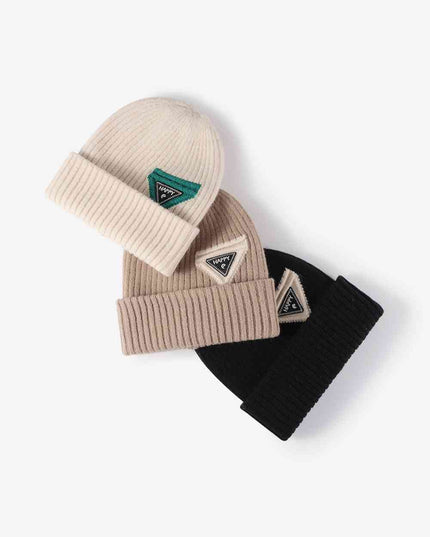 HAPPY Contrast Beanie