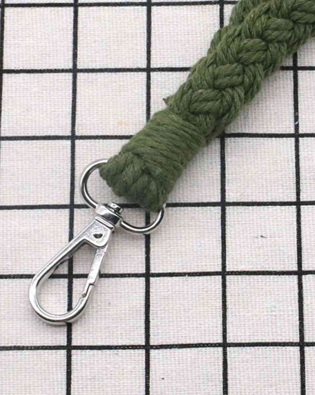 Assorted 4-Piece Macrame Keychain