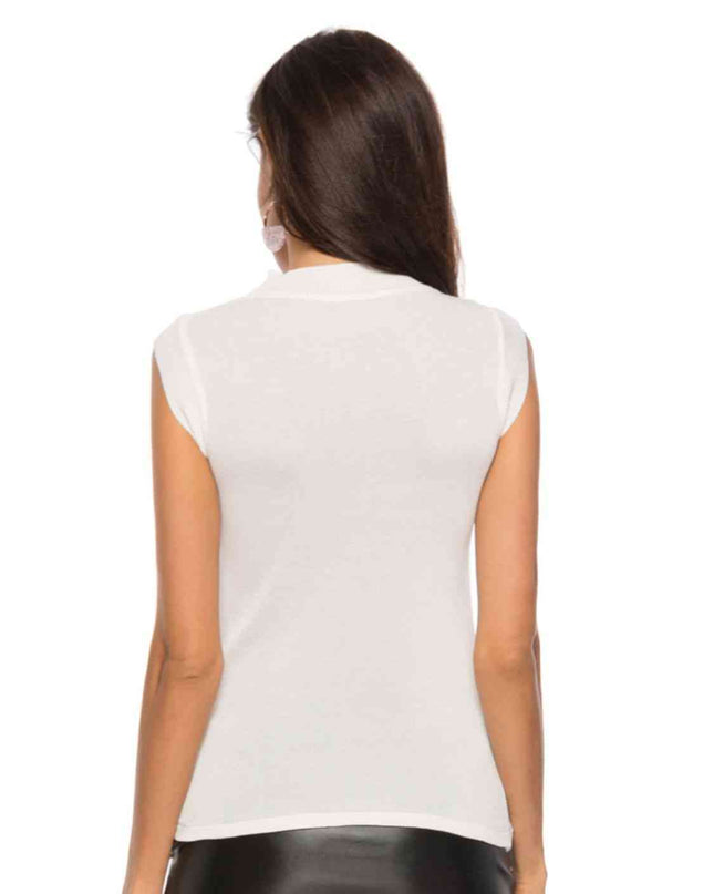 Mock Neck Knit Top