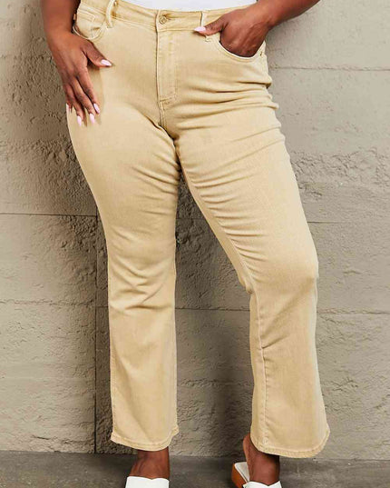 Judy Blue Cailin Full Size Mid Rise Garment Dyed Bootcut Jeans