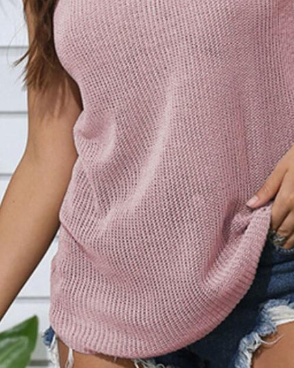 Round Neck Knit Cami
