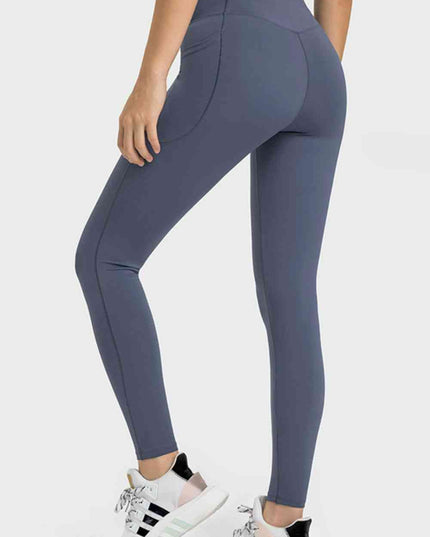V-Waist Yoga Leggings with Pockets