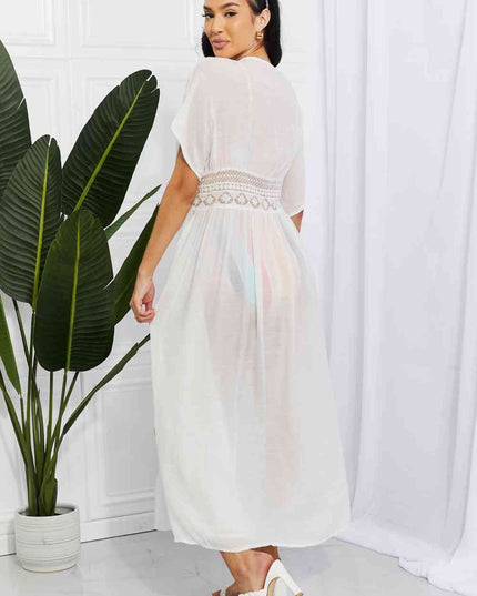Marina West Swim Sun Goddess Tied Maxi Cover-Up