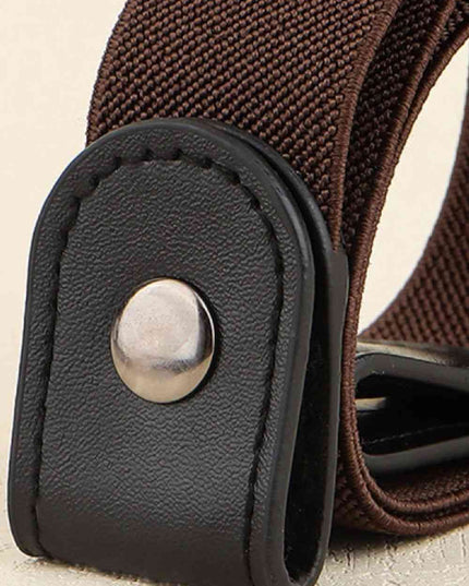 PU Elastic Snap Closure Belt