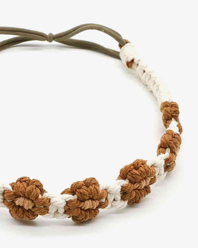 Assorted 2-Pack In My Circle Daisy Macrame Headband