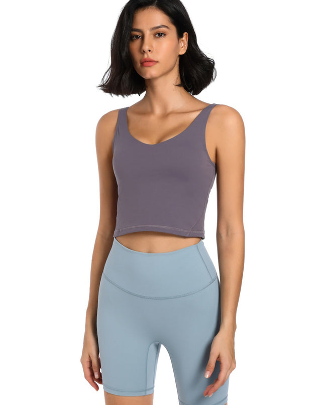 Scoop Neck Wide Strap Active Tank