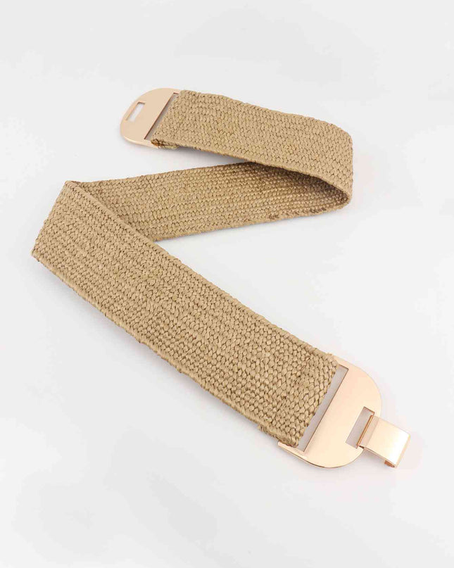 Alloy Buckle Elastic Belt