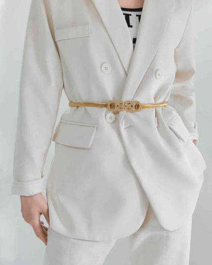 Knot Buckle Metal Belt