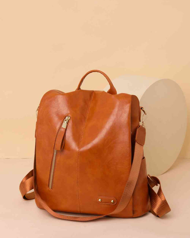 Zipper Pocket Backpack